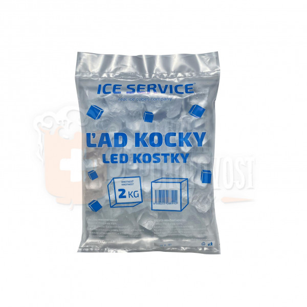 Ľad Kocky 2kg balenie